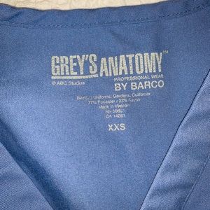 Greys Anatomy Scrub Top